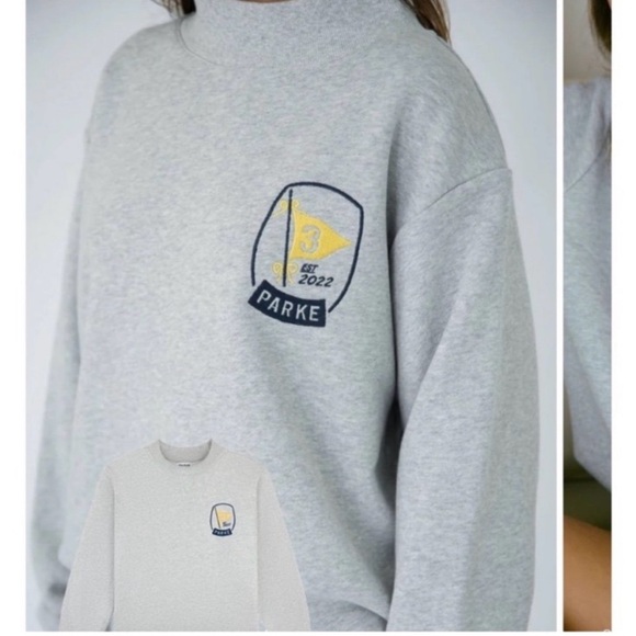Parke (July 15 2025 3rd birthday drop collection) gray mockneck size XXL